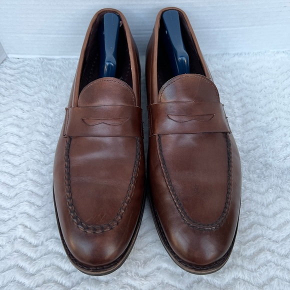 Allen Edmonds "NOMAD" Men’s Brown Leather PENNY Loafers Size 12 D 6813 - Picture 3 of 12